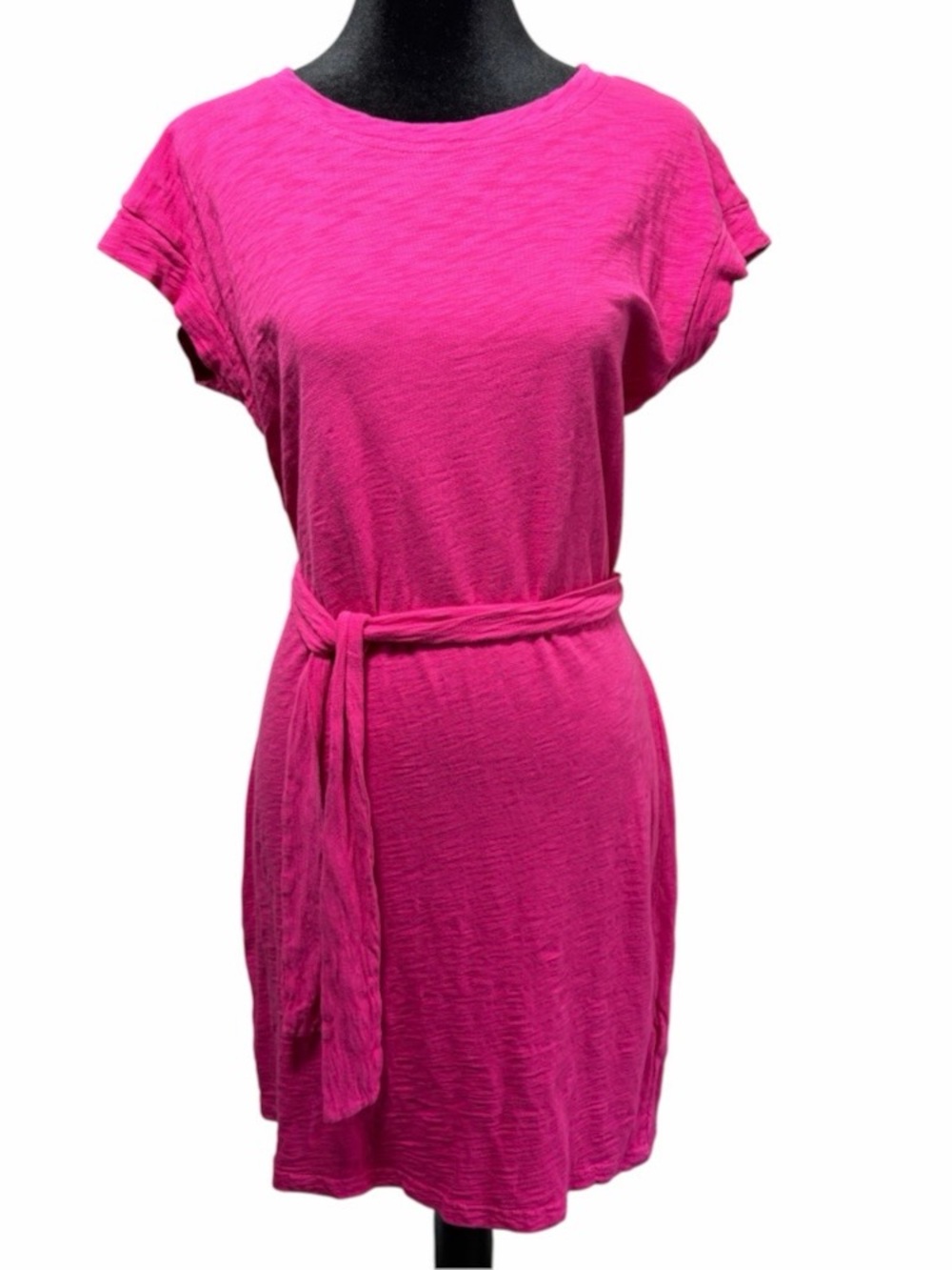 J.Crew Pink T-Shirt Dress with waist tie